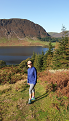 Sandra on the fells